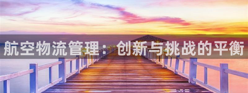 超凡国际官网入口官网：航空物流管理：