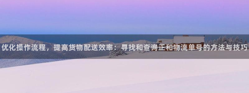 超凡国际合法吗：优化操作流程，提高货